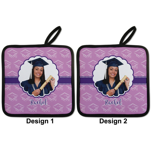 Graduation Pot Holders - Set of 2 APPROVAL
