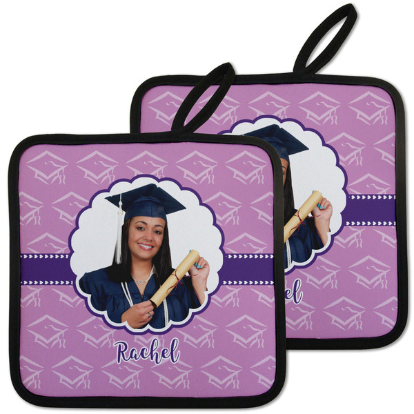 Graduation Pot Holders - Set of 2 MAIN