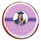 Graduation Printed Icing Circle - Large - On Cookie