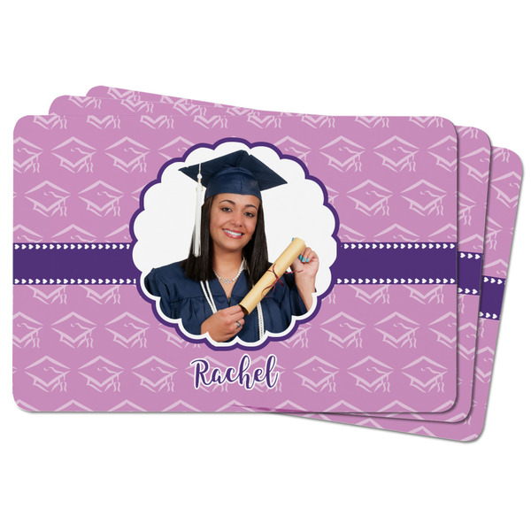Graduation Rectangular Fridge Magnet - THREE