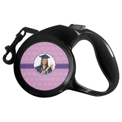 Graduation Retractable Dog Leash - Medium (Personalized)