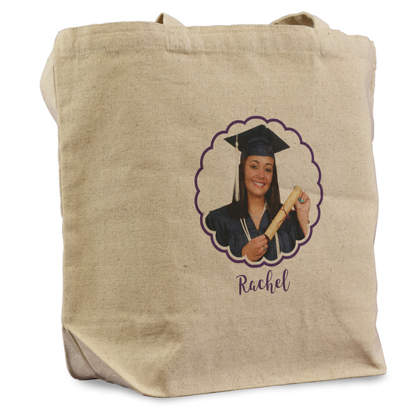 Custom Graduation Reusable Cotton Grocery Bag (Personalized)
