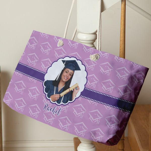 Graduation Large Rope Tote - Life Style