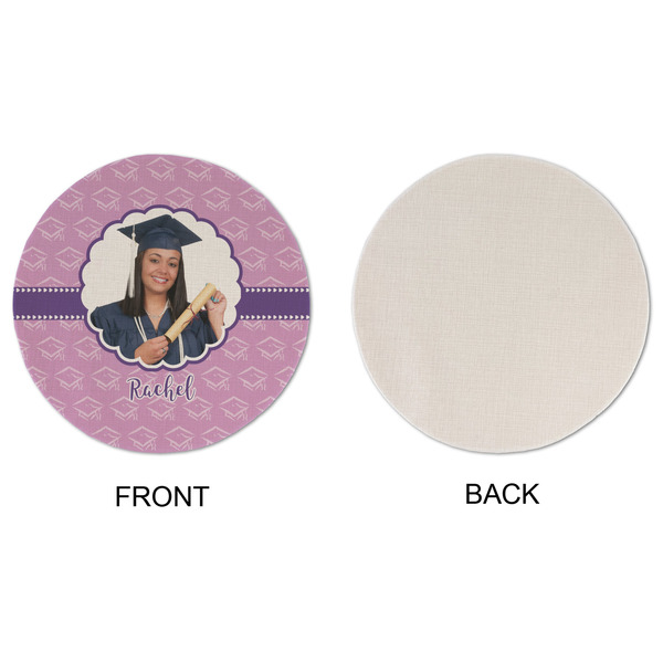 Graduation Round Linen Placemats - APPROVAL (single sided)