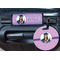 Graduation Round Luggage Tag & Handle Wrap - In Context