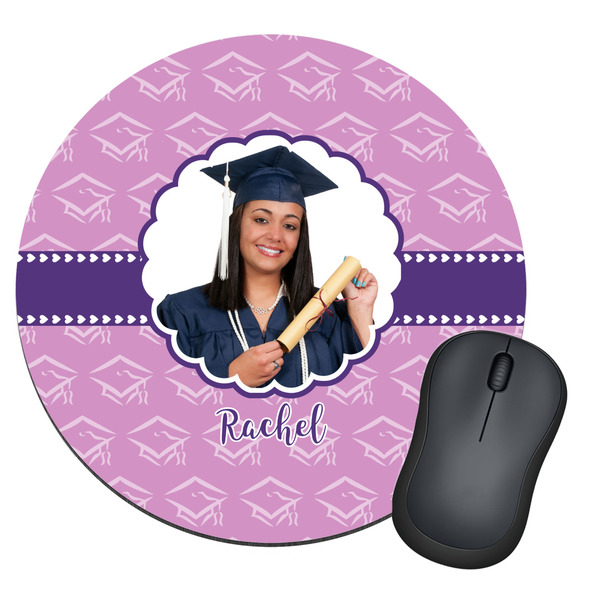 Custom Graduation Round Mouse Pad (Personalized)