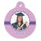 Graduation Round Pet ID Tag - Large - Front