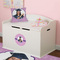 Graduation Round Wall Decal on Toy Chest