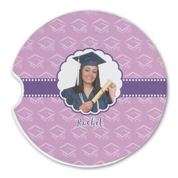 Graduation Sandstone Car Coaster - Single (Personalized)