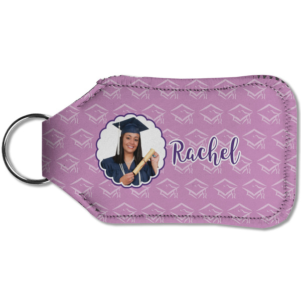 Graduation Sanitizer Holder Keychain - Small (Back)