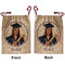Graduation Santa Bag - Front and Back