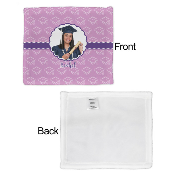 Graduation Security Blanket - Front & White Back View