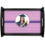 Graduation Black Wooden Tray - Small (Personalized)