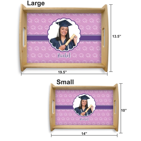 Graduation Serving Tray Wood Sizes