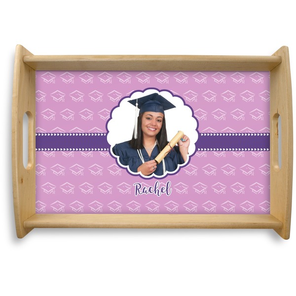Custom Graduation Natural Wooden Tray - Small (Personalized)