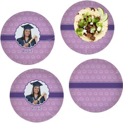 Graduation Set of 4 Glass Lunch / Dinner Plate 10" (Personalized)