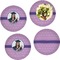 Graduation Set of 4 Glass Lunch / Dinner Plate 10" (Personalized)
