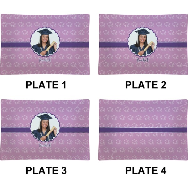 Graduation Set of Rectangular Appetizer / Dessert Plates (Approval)