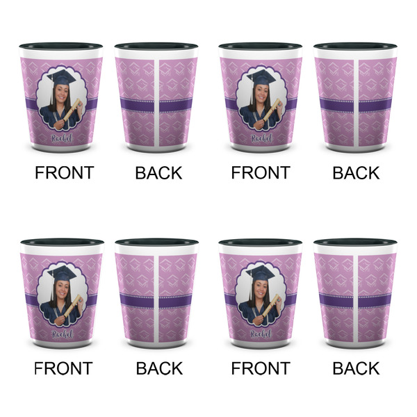 Graduation Shot Glassess - Two Tone - Set of 4 - APPROVAL