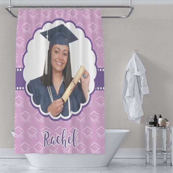 Graduation Shower Curtain Lifestyle