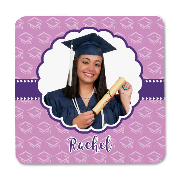 Graduation Square Fridge Magnet - FRONT