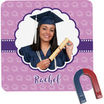 Graduation Square Fridge Magnet (Personalized)