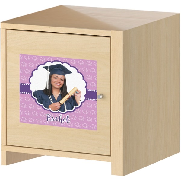 Graduation Square Wall Decal on Wooden Cabinet