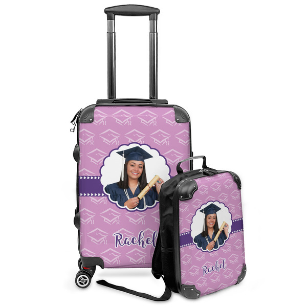 Custom Graduation Kids 2-Piece Luggage Set - Suitcase & Backpack (Personalized)