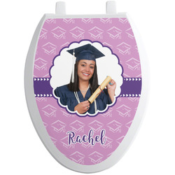 Graduation Toilet Seat Decal - Elongated (Personalized)