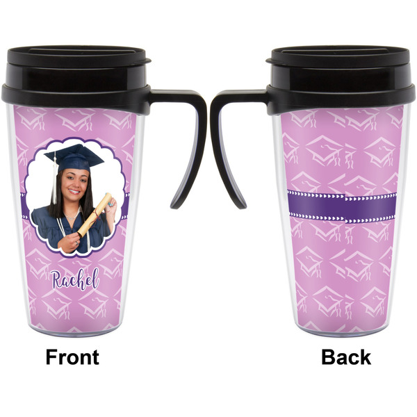 Graduation Travel Mug with Black Handle - Approval