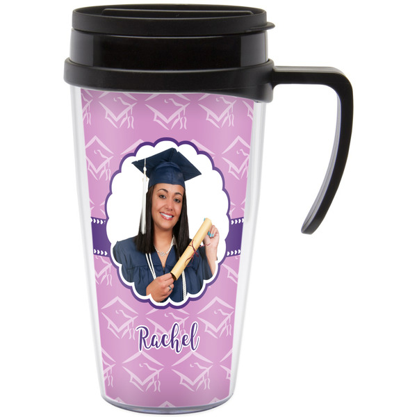 Custom Graduation Acrylic Travel Mug with Handle (Personalized)