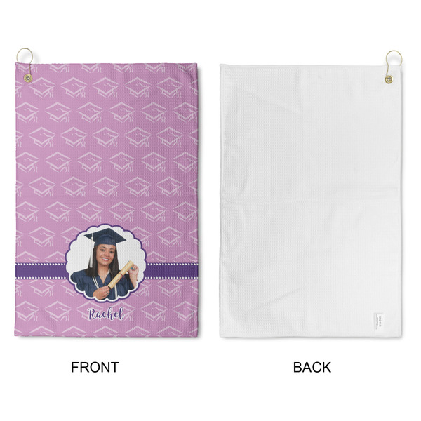 Graduation Waffle Weave Golf Towel - Approval