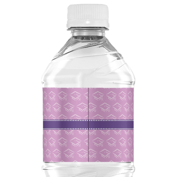 Graduation Water Bottle Label - Back View