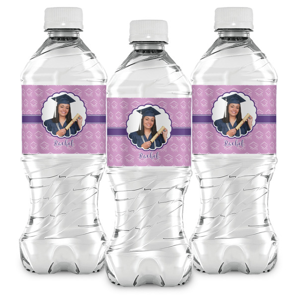Graduation Water Bottle Labels - Front View