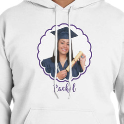 Graduation Hoodie - White - Large (Personalized)