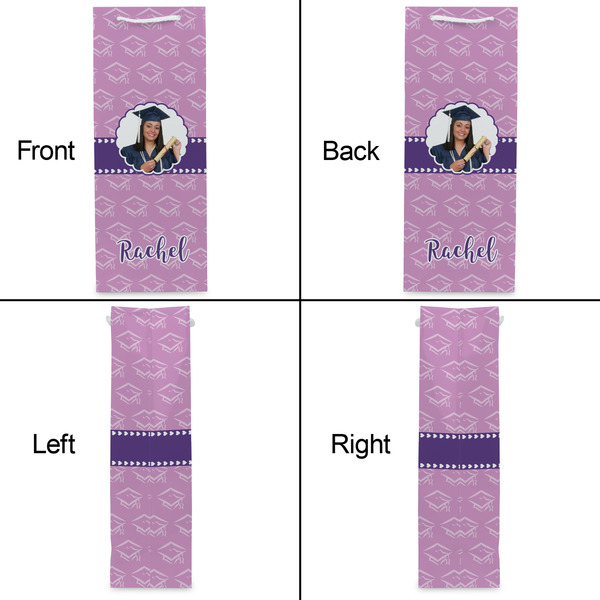 Graduation Wine Gift Bag - Gloss - Approval