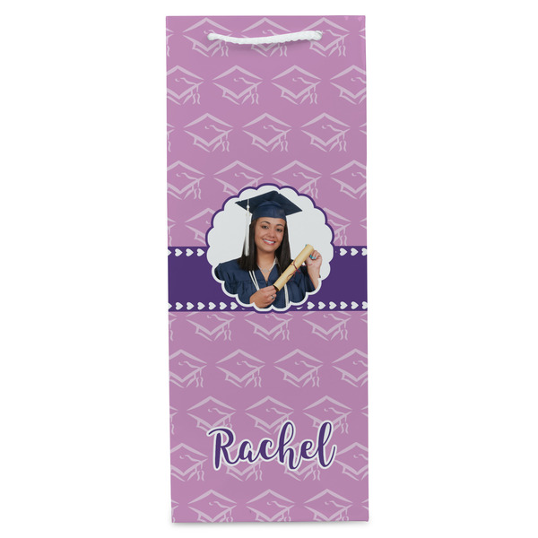 Graduation Wine Gift Bag - Gloss - Front