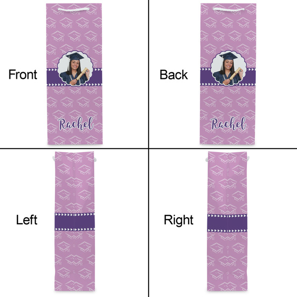 Graduation Wine Gift Bag - Matte - Approval
