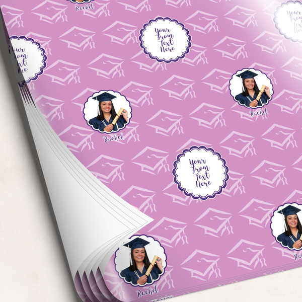 Custom Graduation Wrapping Paper Sheets (Personalized)