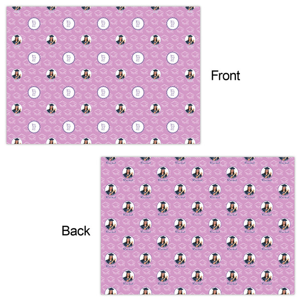 Graduation Wrapping Paper Sheet - Double Sided - Front & Back