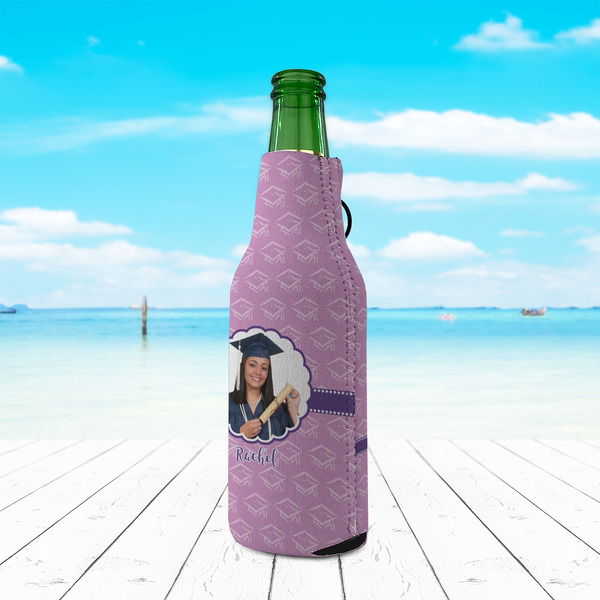 Graduation Zipper Bottle Cooler - LIFESTYLE