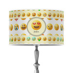 Emojis 12" Drum Lamp Shade - Poly-film (Personalized)
