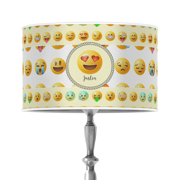Custom Emojis 12" Drum Lamp Shade - Poly-film (Personalized)