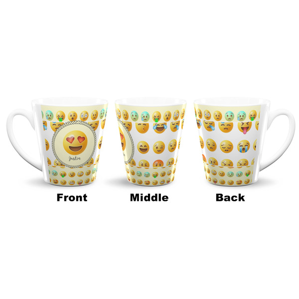 Emojis 12 Oz Latte Mug - Approval