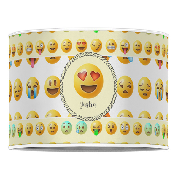 Emojis 16" Drum Lampshade - FRONT (Poly Film)
