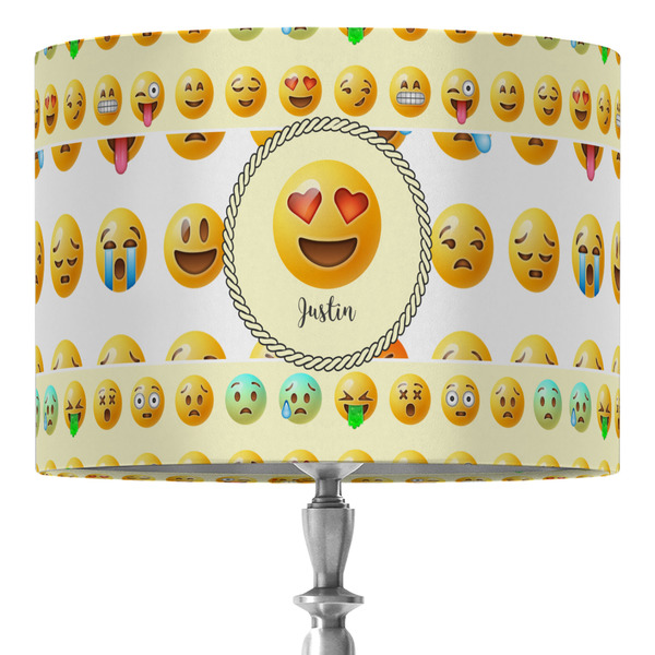 Custom Emojis 16" Drum Lamp Shade - Fabric (Personalized)