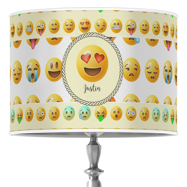 Custom Emojis 16" Drum Lamp Shade - Poly-film (Personalized)