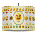 Emojis 16" Drum Pendant Lamp - Fabric (Personalized)