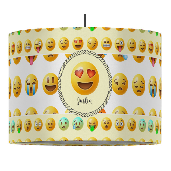 Emojis 16" Drum Lampshade - PENDANT (Fabric)
