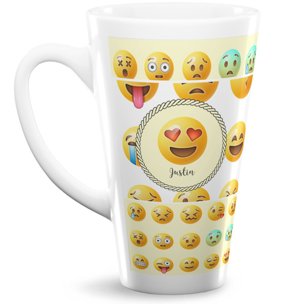 Custom Emojis 16 Oz Latte Mug (Personalized)